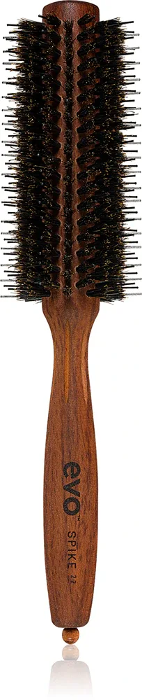 Круглая щётка для волос EVO Spike Nylon Pin Bristle Radial Brush для укладки феном, 1 шт