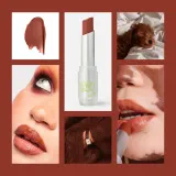 Помада для губ Glow Hub Lip Slick кремовая увлажняющая, с пептидами, 3 г, оттенок Bear Hug — фото 4