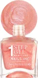 Лак для ногтей Nails Inc. It’s Topless стойкий, увлажняющий, 14 мл, оттенок Millie Peach Iridescent — фото 4