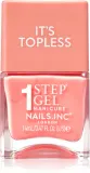 Лак для ногтей Nails Inc. It’s Topless стойкий, увлажняющий, 14 мл, оттенок Paloma Peach Creme — фото 1