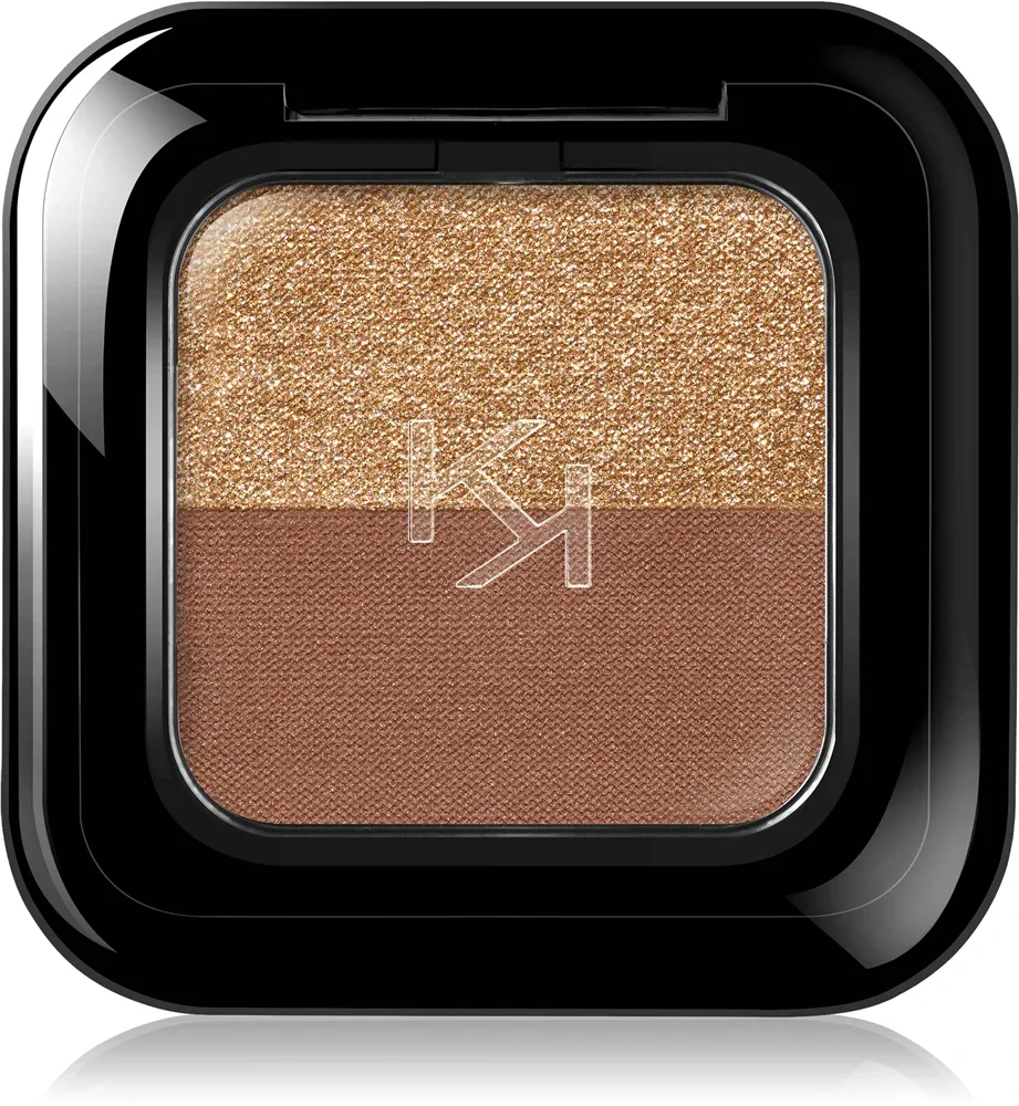 Палетка теней для век KIKO Milano Bright Duo прессованные, матовые, оттенок 04