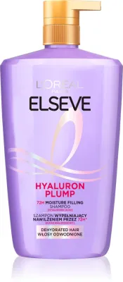 L’Oréal Paris Elseve Hyaluron Plump - Шампунь для волос L’Oreal Paris Elseve Hyaluron Plump увлажняющий, для объёма, с гиалуроновой кислотой, 1000 мл