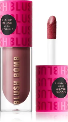 Румяна Revolution Blush Bomb кремовые, с аппликатором, с витамином E, 4,6 мл