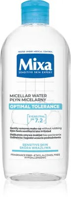 Мицеллярная вода Mixa Optimal Tolerance для чувствительной кожи, pH 5,5, 400 мл