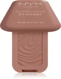 Бронзер для лица NYX Professional Makeup Buttermelt Bronzer кремовый, с сатиновым финишем, до 12 часов стойкости, 5 г, оттенок 03 Deserve Butta — фото 1