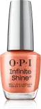 Лак для ногтей OPI The Mani-tude Infinite Shine глянцевый, оранжевый с блёстками, 15 мл, оттенок Knee High Stock-blings — фото 1