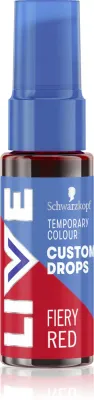 Капли-краситель для волос Schwarzkopf LIVE Drops полустойкие, оттенок красный, 30 мл