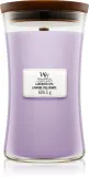 Ароматическая свеча Woodwick Lavender Spa с деревянным фитилём, долгое горение, 609,5 г — фото 1