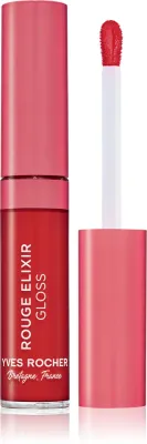 Блеск для губ Yves Rocher Rouge Elixir увлажняющий, с эффектом объёма, оттенки розовый и оранжевый, 7 мл