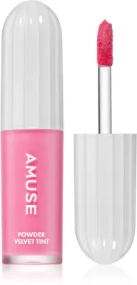 Помада для губ AMUSE Powder Velvet Tint жидкая, матовая, стойкая, 3,3 г, оттенок 07 Salty Grape