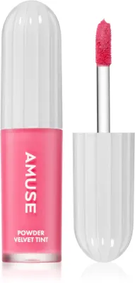 Помада для губ AMUSE Powder Velvet Tint жидкая, матовая, стойкая, 3,3 г, оттенок 02 Peanut Coral