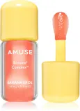 Масло для губ AMUSE Banana Lip Oil увлажняющее, с банановым ароматом, 4,5 мл, оттенок 04 Juicy Peach — фото 1