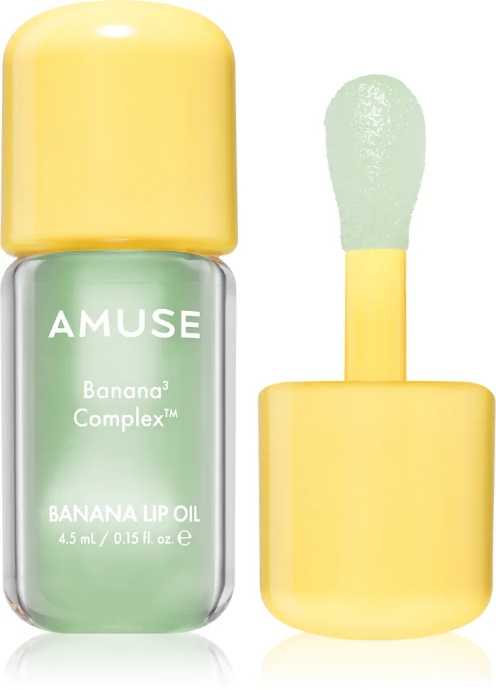 Масло для губ AMUSE Banana Lip Oil увлажняющее, с банановым ароматом, 4,5 мл, оттенок 4.5 мл