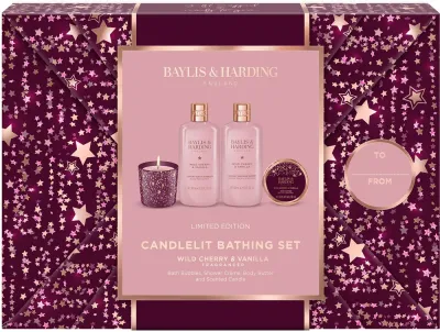 Baylis & Harding Wild Cherry & Vanilla - Набор косметики для тела Baylis Harding Wild Cherry Vanilla подарочный, для всех типов кожи