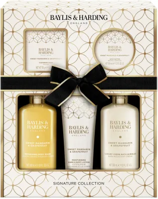 Baylis & Harding Sweet Mandarin & Grapefruit - Набор косметики для тела Baylis Harding Sweet Mandarin Grapefruit Perfect Pamper подарочный, из пяти средств