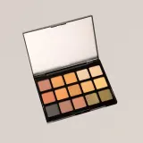 Палетка теней для век BPerfect Muted II Shadow Palette матовые и блестящие оттенки, 22,5 г — фото 6