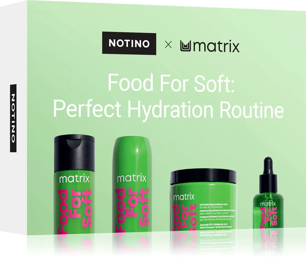 Набор для ухода за волосами Beauty Discovery Box Notino × Matrix Food for Soft: Perfect Hydration Routine увлажняющий, для сухих волос