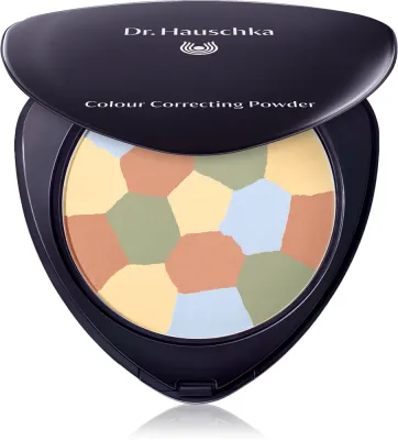 Пудра для лица Dr. Hauschka Make-Up Colour Correcting Powder корректирующая, прозрачная, 8 г, оттенок 02 calming