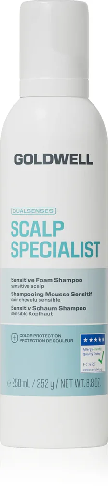 Шампунь для волос Goldwell Dualsenses Scalp Specialist Sensitive Foam Shampoo пенка, для чувствительной кожи головы, 250 мл
