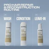 Кондиционер для волос Goldwell Dualsenses Rich Repair Restoring Conditioner восстанавливающий, для сухих волос — фото 7