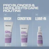 Кондиционер для волос Goldwell Dualsenses Blondes Highlights Toning Conditioner тонирующий, для светлых волос, 200 мл — фото 6