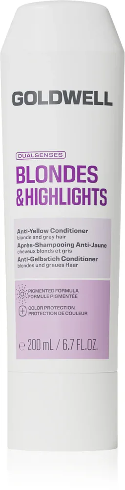 Кондиционер для волос Goldwell Dualsenses Blondes Highlights Anti-Yellow Conditioner нейтрализующий желтизну, для светлых волос