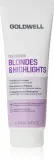 Шампунь для волос Goldwell Dualsenses Blondes Highlights Toning Shampoo тонирующий, для светлых волос, 250 мл — фото 1