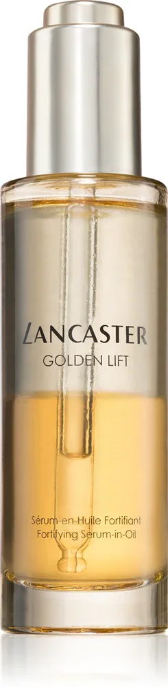 Сыворотка-масло для лица Lancaster Golden Lift Fortifying Serum-in-Oil двухфазная, с ниацинамидом, 50 мл