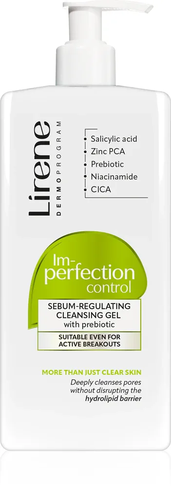 Гель для умывания Lirene Imperfection Control Cleansing Gel для жирной и проблемной кожи, 300 мл