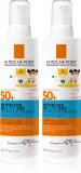 Набор солнцезащитных спреев для детей La Roche-Posay Anthelios UVMUNE 400 SPF 50+, 2 x 200 мл dla dzieci — фото 1