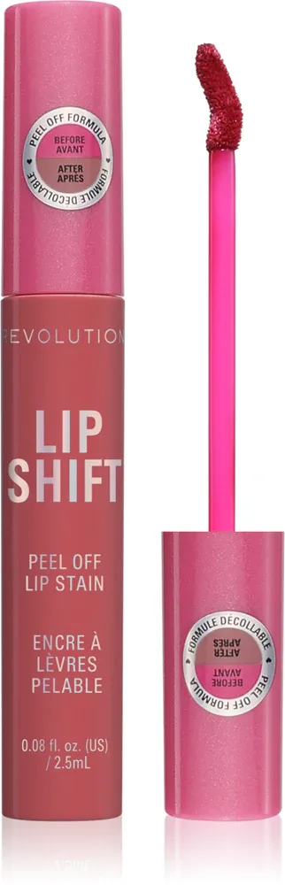 Тинт для губ Revolution Lip Shift Peel Off Lip Stain стойкий, 2,5 мл, оттенок Stellar Rose