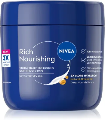 Крем для тела NIVEA Rich Nourishing питательный, для всех типов кожи, 400 мл