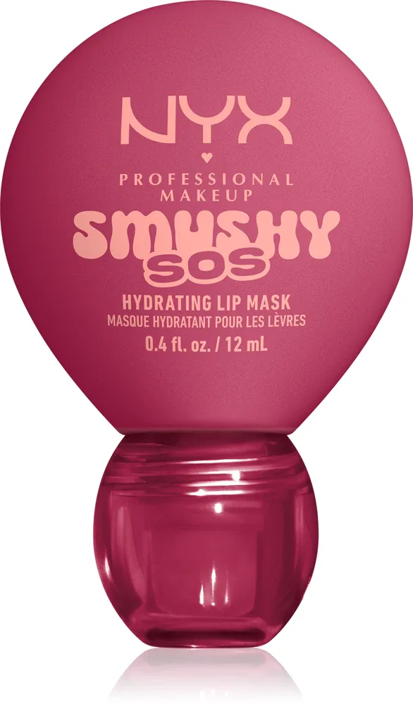 Маска для губ NYX Professional Makeup Smushy SOS увлажняющая, с Ceramide NP и гиалуронатом натрия, 12 мл, оттенок 06 Rose Recharge