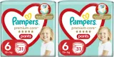Трусики-подгузники Pampers Premium Care Pants Size 6 набор, одноразовые, 2 × 31 шт — фото 1
