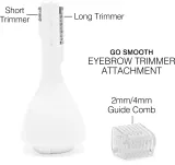Электробритва RIO Go Smooth 4-in-1 Lady Shaver Bikini Trimmer, 4 насадки, 1 шт — фото 6