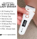 Электробритва RIO Go Smooth Wet Dry Lady Shaver, влажное и сухое бритьё, 1 шт — фото 7