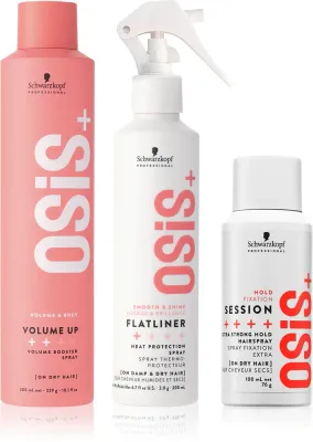 Набор для укладки волос Schwarzkopf Professional Osis+ для объёма и фиксации, 3 шт