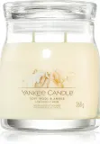 Ароматическая свеча Yankee Candle Soft Wool Amber с амброй и кашемиром, 368 g — фото 1