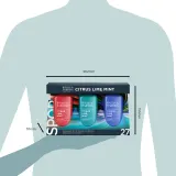 Baylis & Harding Men's Citrus Lime & Mint - Набор мужской косметики Baylis Harding Men's Citrus Lime Mint Men's Trio Bathing, гель для душа, шампунь и бальзам после бритья — фото 4