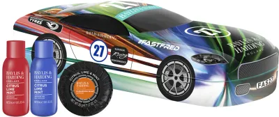 Baylis & Harding Men's Citrus Lime & Mint - Набор мужской косметики Baylis Harding Men's Citrus Lime Mint Men's Race Car Tin, в металлической коробке