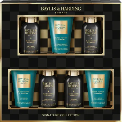 Baylis & Harding Black Pepper & Ginseng - Набор мужской косметики Baylis Harding Black Pepper Ginseng Men's His Essential Luxuries