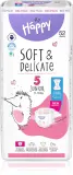 Подгузники одноразовые BELLA Baby Happy Soft Delicate Junior 11–18 кг, с индикатором влажности, 52 шт — фото 1