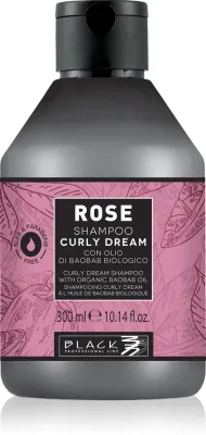 Шампунь для волос Black Professional Line Rose Curly Dream для вьющихся волос, увлажняющий, 300 мл