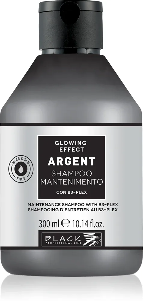 Шампунь для волос Black Professional Line Line Argent Shampoo восстанавливающий, увлажняющий, 300 мл