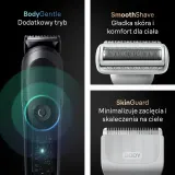Мультитриммер Braun All-in-One Series 9 AIO9520 для волос, бороды и тела, водонепроницаемый, 1 шт — фото 4