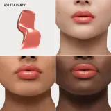 Помада для губ Burberry Brit Shine с блеском, увлажняющая, 3 г, оттенок Tea Party 603 — фото 2