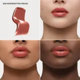 Помада для губ Burberry Brit Shine с блеском, увлажняющая, 3 г, оттенок Kensington Crush 605 — фото 2