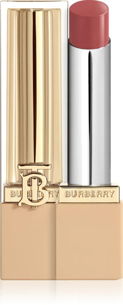 Помада для губ Burberry Brit Shine с блеском, увлажняющая, 3 г, оттенок Rose Petal 606