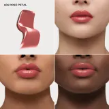 Помада для губ Burberry Brit Shine с блеском, увлажняющая, 3 г, оттенок Rose Petal 606 — фото 2