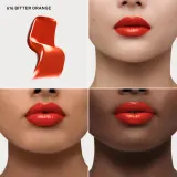 Помада для губ Burberry Brit Shine с блеском, увлажняющая, 3 г, оттенок Bitter Orange 616 — фото 2